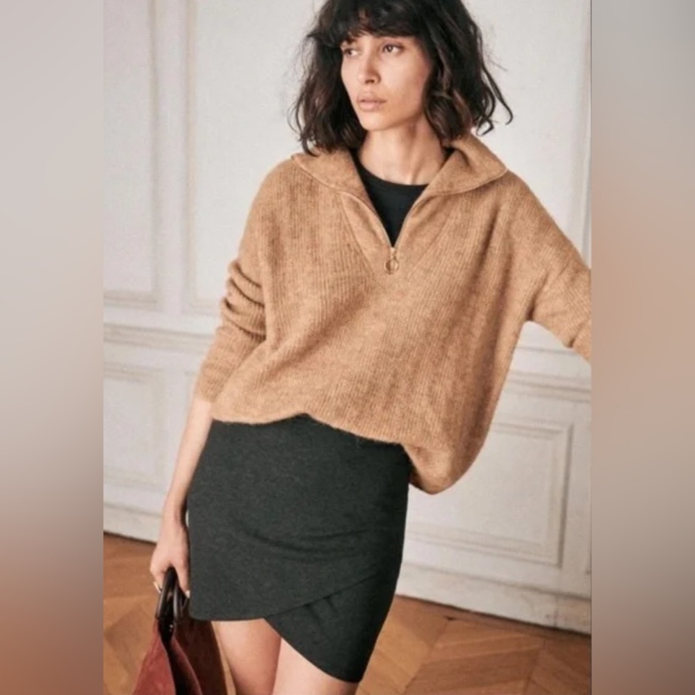 Sezane John sweater camel small